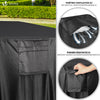 Housse salon de jardin bache de protection 420D 213x132x73cm noire - vounat.shop