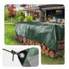 Bâche de Protection en Polyéthylène resistant et impermeable 240g/m² vert et argent 4x8m - vounat.shop
