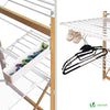 Sechoir a linge etendoir deluxe pliable Grande capacite sechage style bois blanc - vounat.shop