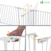 Barriere de securite cheminee pliable 3.75M 6 panneaux blanc - vounat.shop