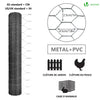 Grillage a poule avec fils 25mm en PVC gaine gris 1x50M - vounat.shop