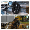 Chariot de course pliable aluminium 2 roues gris - vounat.shop