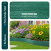 Bordure de jardin PE flexible 20M x 8 CM avec piquets vert - vounat.shop
