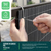 Clôture en canisse PVC 160x500cm Anthracite - vounat.shop