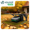 Garage de tondeuse robot Abri 82x80x46 cm Renfort Alu marron - vounat.shop