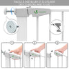 Barriere de Securite porte et escalier 100-108cm blanc pour animaux - vounat.shop