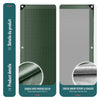 Bâche de Protection en Polyéthylène resistant et impermeable 240g/m² vert et argent 4x8m - vounat.shop