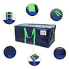 Lot 10 sacs de demenagement grand format avec sangles et poignee bleu - vounat.shop