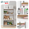 Lot de 2 Etagères de rangement charge lourde robuste à 4 niveaux 80x40x160cm - vounat.shop