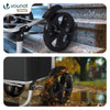 Chariot de course pliable aluminium 2 roues avec sac isotherme noir - vounat.shop