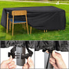 Housse salon de jardin bache de protection 420D 213x132x73cm noire - vounat.shop