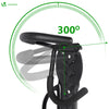 Lot de 4 supports de velo mural rangement suspendu noir - vounat.shop