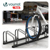 Ratelier range velo acier mural et sol 6 vélos Noir - vounat.shop