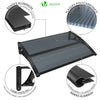 Auvent de porte marquise 120x80 cm en Polycarbonate anti UV Anthracite - vounat.shop