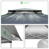 Tonnelle de jardin exterieure pliable avec moustiquaire Pop up 3.6x3.6m gris - vounat.shop