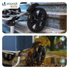 Chariot de course pliable aluminium 2 roues avec sac isotherme bleu marine - vounat.shop