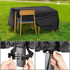 Housse salon de jardin bache de protection 420D 135x135x73cm noire - vounat.shop
