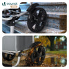 Chariot de course pliable aluminium 2 roues avec sac isotherme gris - vounat.shop