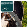 Bordure de jardin plastique flexible 20m avec piquets gris - vounat.shop