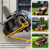 Leve tracteur Tondeuse Supporte 400 kg max Jaune - vounat.shop