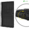 Cage pour chien pliable avec 2 portes verrouillable plateau amovible 107x70x78cm - vounat.shop