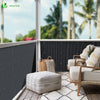 Canisse PVC brise vue ultra renforce avec attaches de fixation 90x300cm gris - vounat.shop
