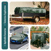 Bâche de Protection en Polyéthylène resistant et impermeable 240g/m² vert et argent 4x8m - vounat.shop