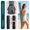 Parasol de jardin inclinable avec aeration et sac bandouliere 270cm gris - vounat.shop