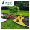 Bordure de jardin plastique flexible 20m avec piquets vert - vounat.shop