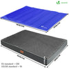 Matelas panier pour chien avec tapis gel rafraichissant amovible 90x68cm - vounat.shop