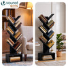Bibliotheque Arbre etagere a Livres 38x19x113cm Noir - vounat.shop