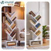 Bibliotheque Arbre etagere a Livres 38x19x113cm Blanc - vounat.shop