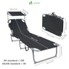 Transat pare soleil Lot de 2 pcs Noir - vounat.shop