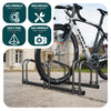 Ratelier range velo acier mural et sol 3 vélos Noir - vounat.shop
