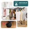 Etendoir a linge deluxe pliable grande capacite 173x94x123cm style bois noir - vounat.shop