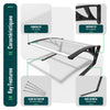 Garage de tondeuse robot Abri 82x80x46 cm Renfort Alu transparent - vounat.shop