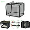 Sac transport pliable chien chat caisse cage portable 70x52x52cm gris - vounat.shop