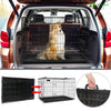 Cage pour chien pliable avec 2 portes verrouillable plateau amovible et housse de protection 122x75x81cm - vounat.shop