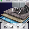 Chariot de course pliable aluminium 2 roues gris - vounat.shop
