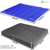 Matelas panier pour chien avec tapis gel rafraichissant amovible 75x50cm - vounat.shop
