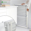 Étendoir à linge mural suspendu pliable Blanc - vounat.shop