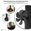 Ventilateur poele bois 6 lames avec thermometre - vounat.shop