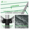 Etendoir a Linge Exterieur Rotatif avec housse de protection et Surface etendage 45m Argent Vert - vounat.shop