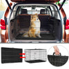 Cage pour chien pliable avec 2 portes verrouillable plateau amovible 122x75x81cm - vounat.shop