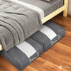 Lot de 9 sac de rangement sous vide Non Tisse XXL gris - vounat.shop
