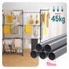 Sechoir a linge etendoir extensible 4 Niveaux 190x64x170cm gris - vounat.shop