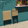 Ensemble bistro extérieur 1 table 2 chaises bois - vounat.shop