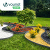 Bordure de jardin plastique flexible 20m avec piquets gris - vounat.shop