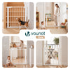 Barriere de securite a pression sans percage Largeur 75-82cm Metal blanc - vounat.shop