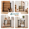 Barriere de securite a pression sans percage Largeur 75-82cm Metal noir - vounat.shop